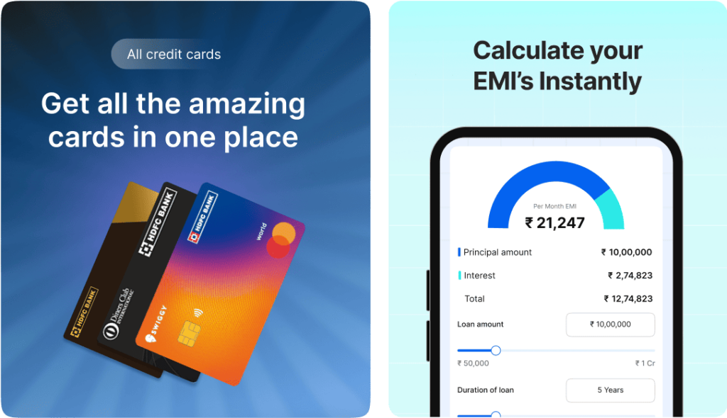Feelpixel-Loans24-cards in one place-Calculate EMI instantly-Case study