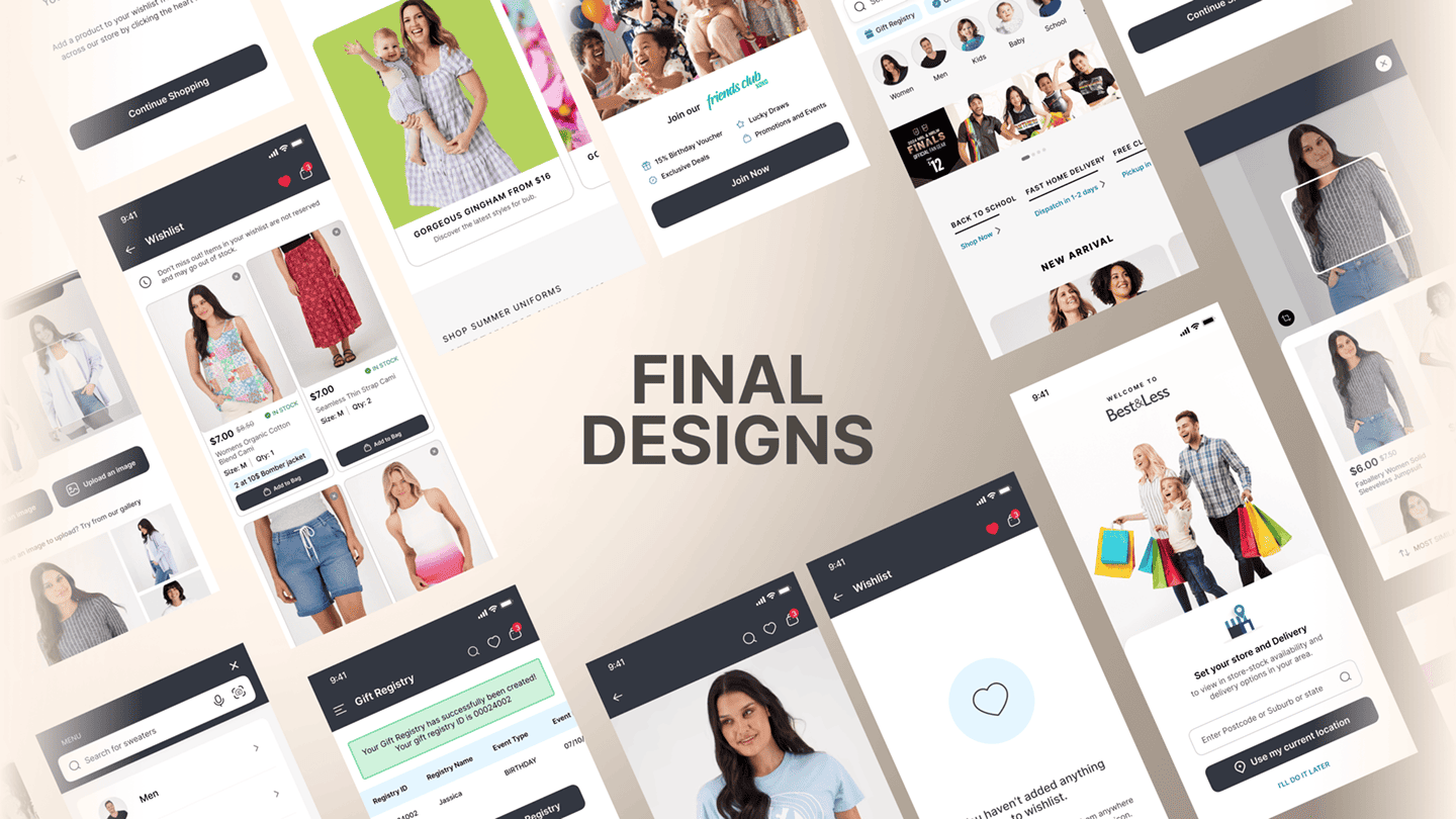 Feelpixel-best & less final design-E-commerce-Web & Mobile - Case study