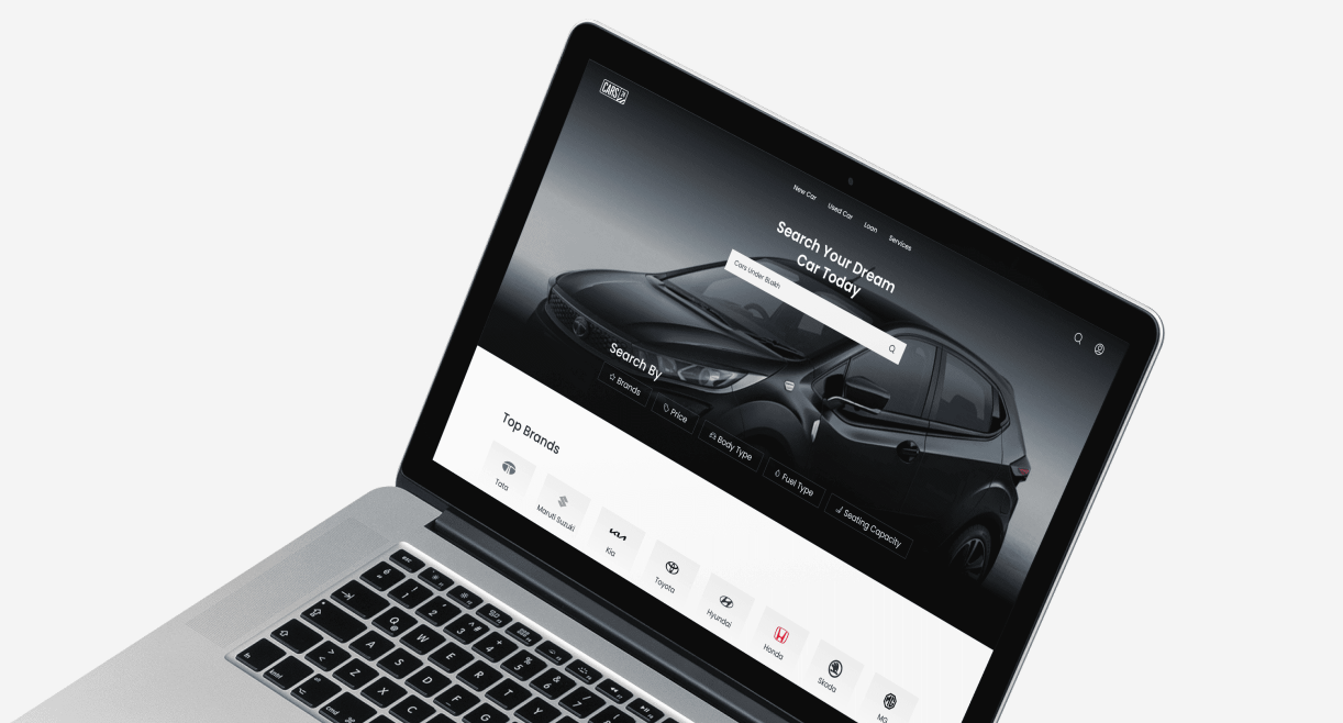 Feelpixel CARS24-New car-car landing-autotech web&mobile app